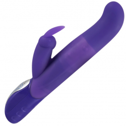 Для двойного удовольствия - Вибратор со стимулятором клитора, цвет: фиолетовый