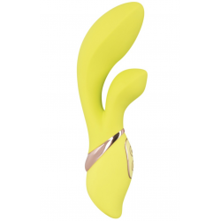 Для любителей необычного дизайна - Вибратор - кролик Klitreizer-Vibrator, цвет: жёлтый