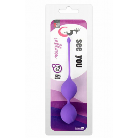 Комфортное удовольствие - Вагинальные шарики SEE YOU IN BLOOM DUO BALLS 29MM