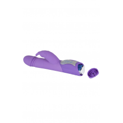 Для двойного удовольствия - Вибратор - кролик - Sweet Smile Push Vibrator, цвет: светло-фиолетовый