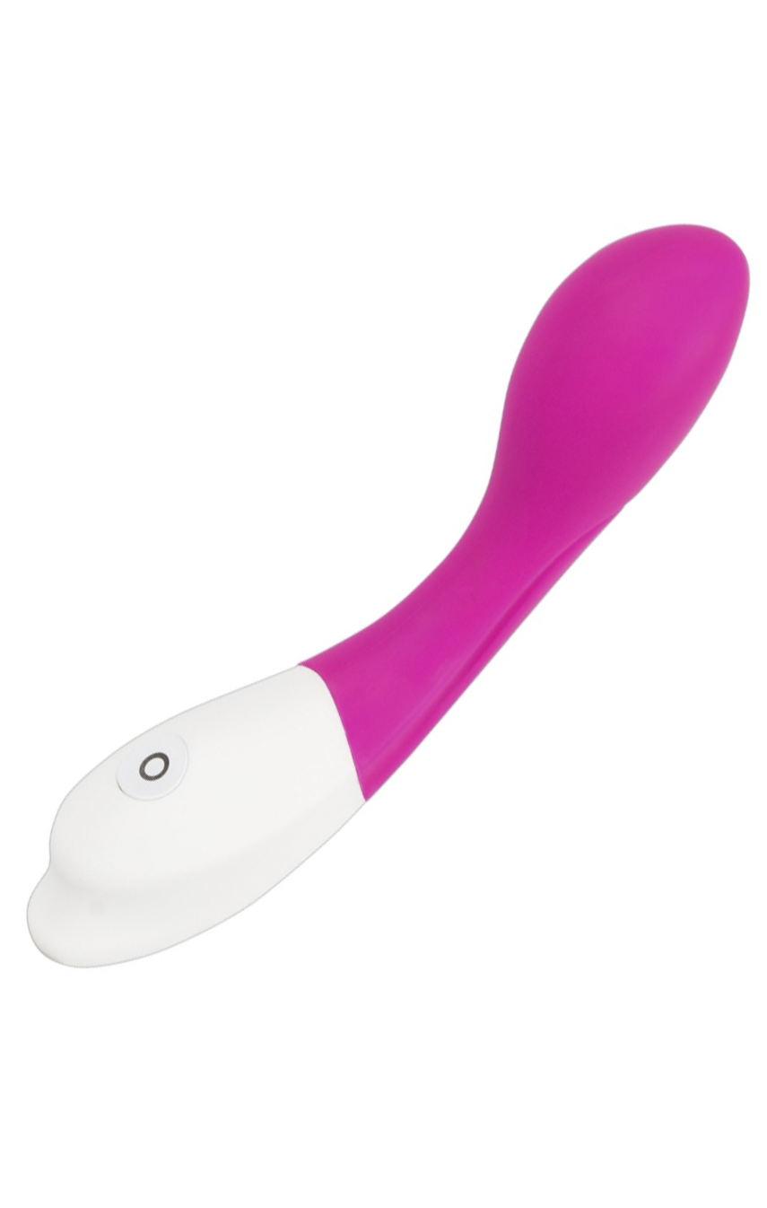 Для умопомрачительных оргазмов - Вибратор для стимуляции точки G-Spot Vibe, цвет: розово-белый
