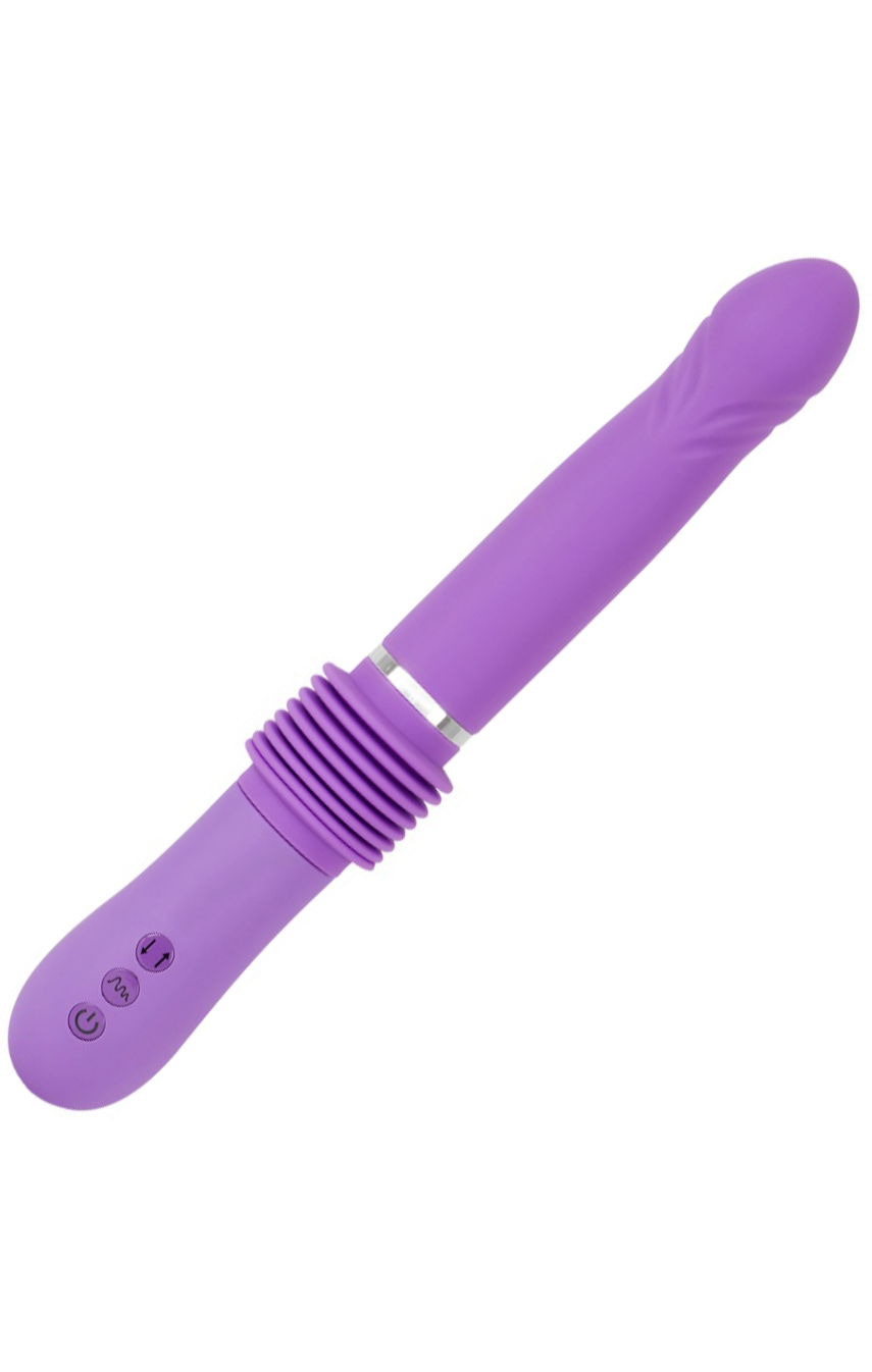 Мощные толчки - Фак-машина - Push it! Vibrator mit Stoßfunktion, цвет: светло-фиолетовый