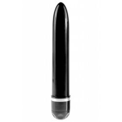 Презентует незабываемые ощущения - Вибратор King Cock 8" Vibrating Stiffy, цвет: телесный