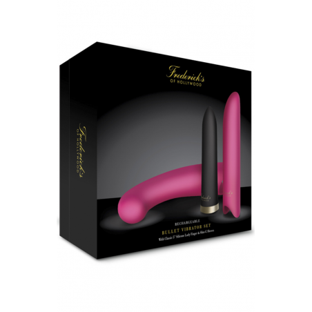 Выбор гурманов - Вибратор Rechargeable Bullet Vibrator Set - 2 Sleeves