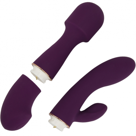 Жаркое рандеву - Вибратор с насадками Loving Joy Vibrator With 2 Attachments,