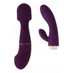 Жаркое рандеву - Вибратор с насадками Loving Joy Vibrator With 2 Attachments,