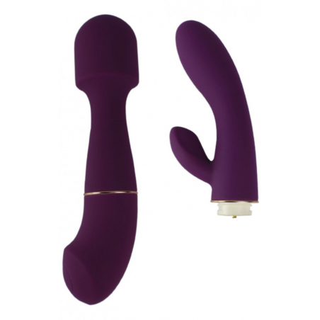 Жаркое рандеву - Вибратор с насадками Loving Joy Vibrator With 2 Attachments,