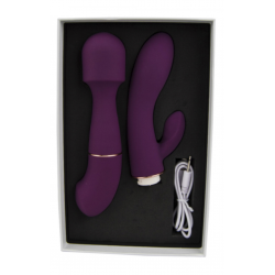 Жаркое рандеву - Вибратор с насадками Loving Joy Vibrator With 2 Attachments,