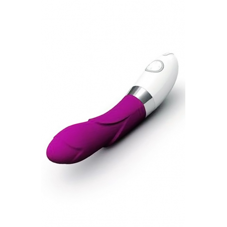 Роза страсти - Вибратор LELO - IRIS VIBRATOR DEEP ROSE, цвет: розово-белый