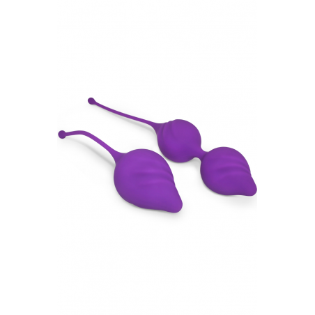 Шарик за шариком - Набор вагинальных шарики, цвет: фиолетовый