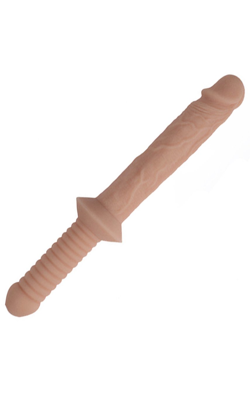 Меч страсти - Фаллоимитатор - Sword Lifelike Rubber Dildo, цвет: телесный