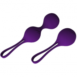 Надежные помощники - Набор вагинальных шариков, цвет: фиолетовый