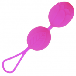 Любовные лепестки - Вагинальные шарики-лепестки, цвет: розовый