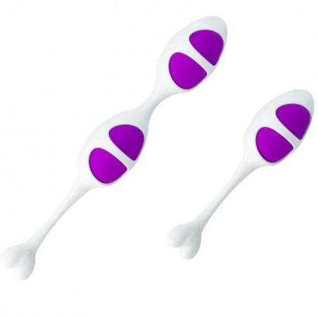 Фиолетовые помощники - Набор вагинальных шариков, цвет: фиолетовый