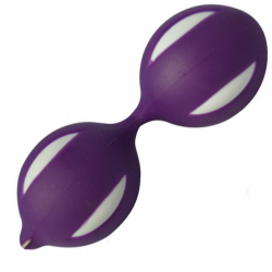 Давай пошалим - Вагинальные шарики со смещенным центром тяжести, цвет: фиолетовый