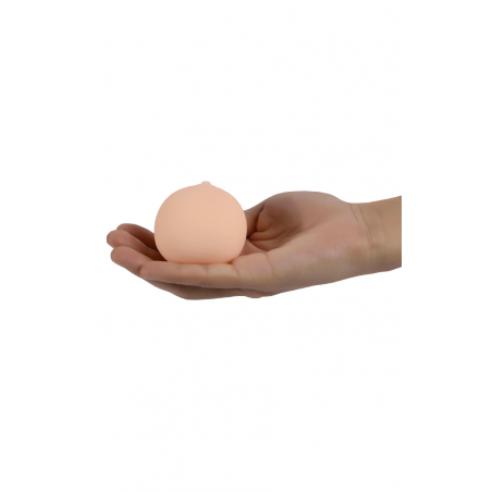 Игрушка антистресс женская грудь, размер: L, цвет: телесный