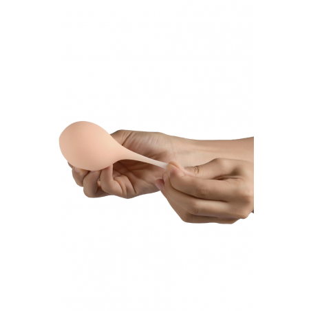 Игрушка антистресс женская грудь, размер: L, цвет: телесный
