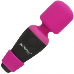 Мощные вибрации компактной игрушки - Мини вибромассажер - PalmPower Pocket цвет: черно-розовый