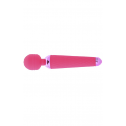 Упругий красавец - Вибромассажер силиконовый - CanWin, цвет: розовый