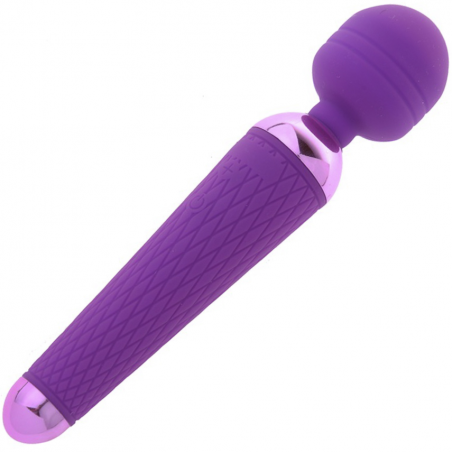 Блаженство в руках - Вибромассажер силиконовый CanWin, цвет фиолетовый