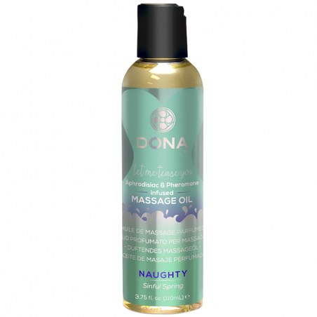 Массажное масло - DONA Massage Oil NAUGHTY-SINFUL SPRING, 110ml