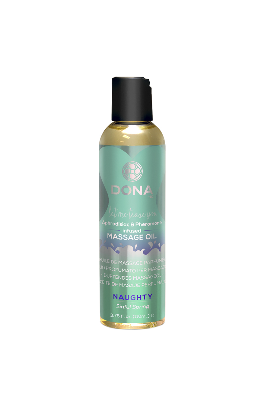 Массажное масло - DONA Massage Oil NAUGHTY-SINFUL SPRING, 110ml