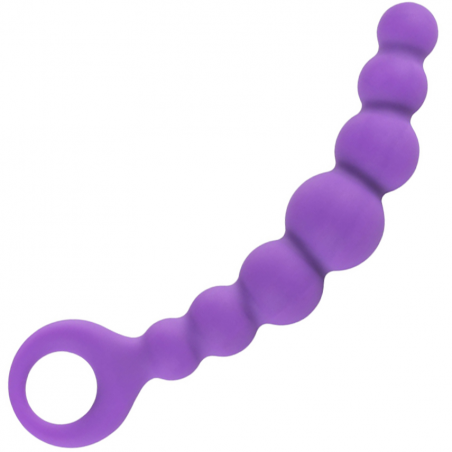 Анальный стимулятор - Alive Bubble Chain, цвет: фиолетовый