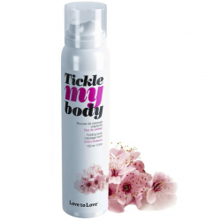 Цветение вишни - Массажное масло - Love To Love TOUCH MY BODY Cherry Blossom, 100ml