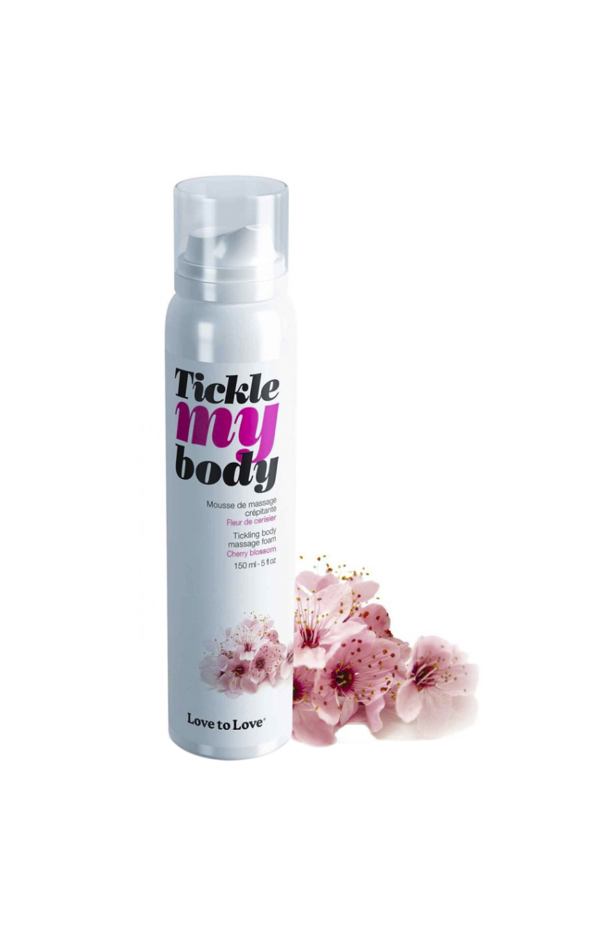 Цветение вишни - Массажное масло - Love To Love TOUCH MY BODY Cherry Blossom, 100ml