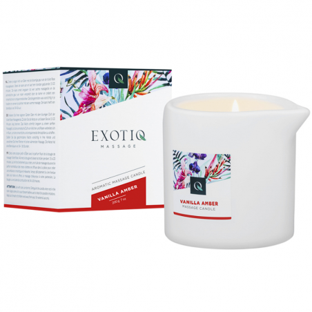 Божественное наслаждение - Массажная свеча - Exotiq Massage Candle Vanilla Amber