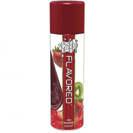 Самая ароматная и эффективная смазка - Wet Flavored Kiwi Strawberry 108ml