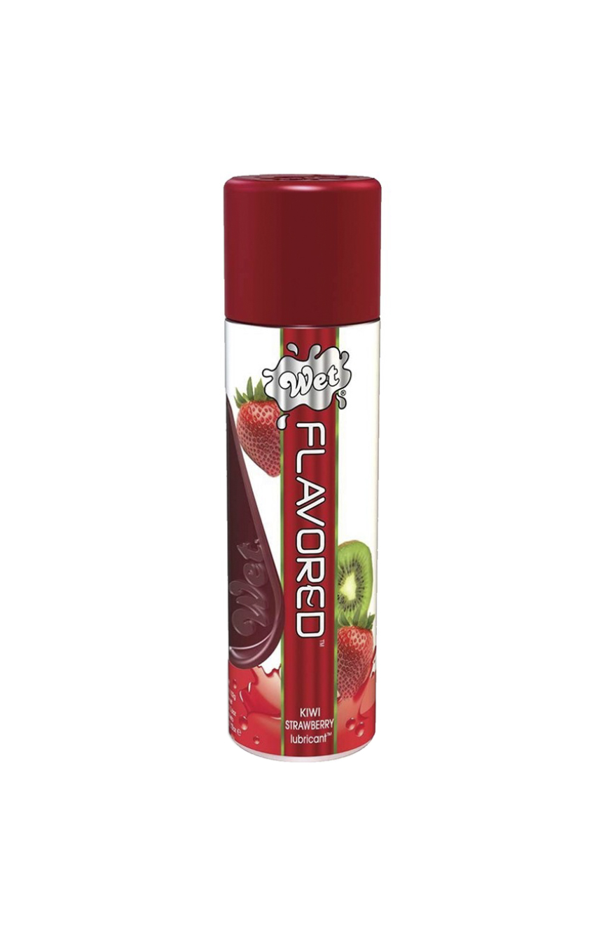 Самая ароматная и эффективная смазка - Wet Flavored Kiwi Strawberry 108ml