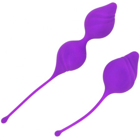 Шарик за шариком - Набор вагинальных шарики, цвет: фиолетовый