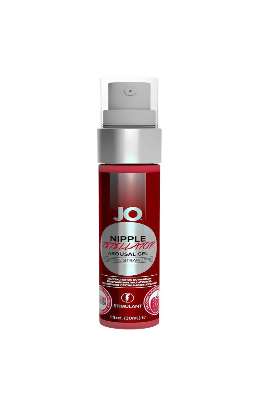 Для самых чувствительных сосков - Гель для стимуляции сосков - NIPPLE TITILLATOR STRAWBERRY, 30ml