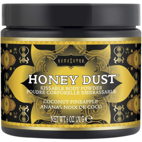 Для любителей оральных ласк - Пудра для тела со вкусом кокоса и ананаса  Honey Dust Body Powder 170g