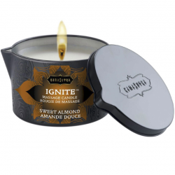 Горячая страсть - Массажная свеча с ароматом миндаля Ignite Massage Candle 170gr 