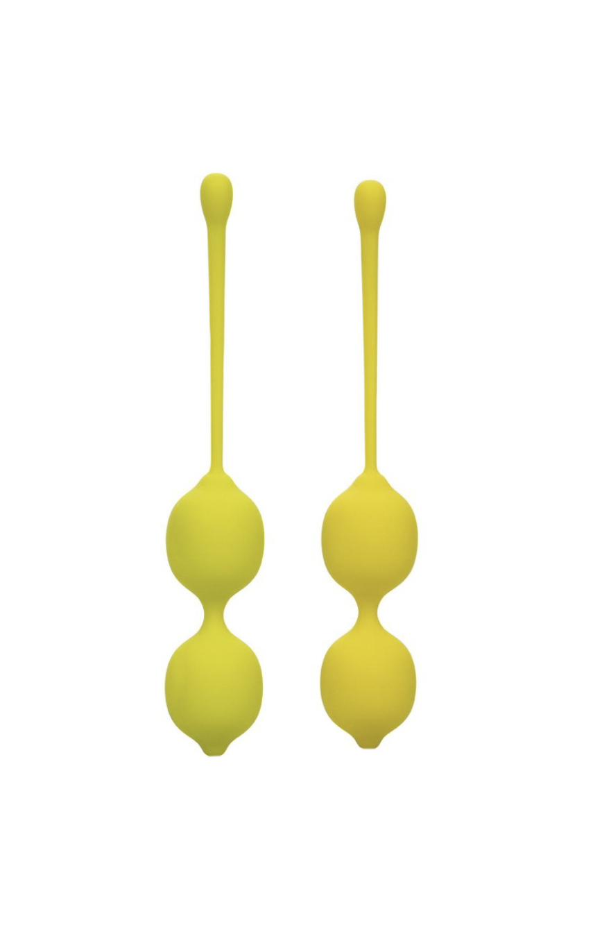 Сладкие лимончики - Вагинальные шарики Kegel Training Set Lemon 