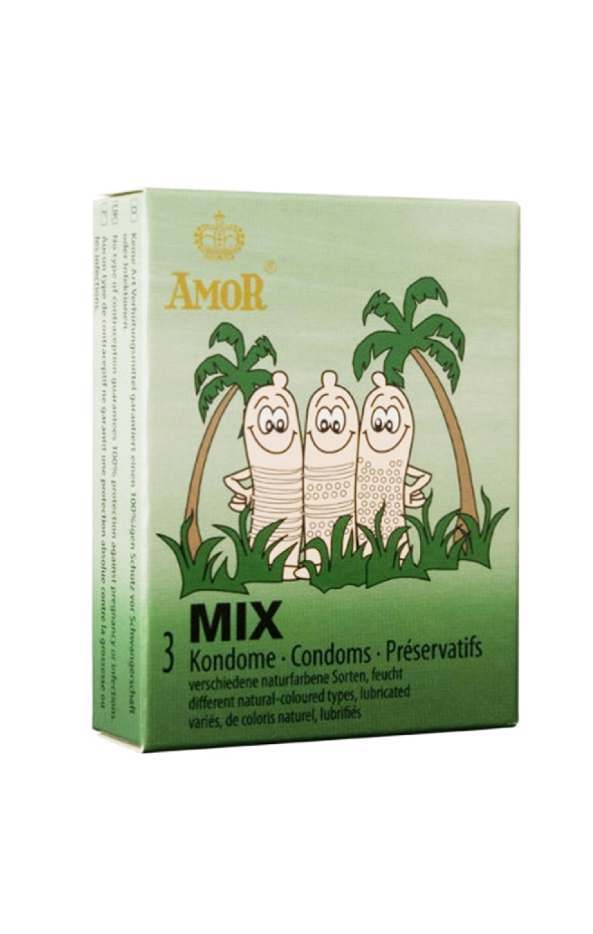 Набор презервативов AMOR MIX, 3 шт.