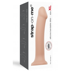 Супер-страпон - Фаллоимитатор - Strap-On-Me Dual Density Dildo Flesh, цвет: телесный