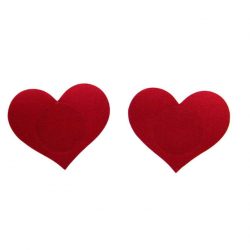 Маленькое украшение, большое желание - Пэстисы в форме сердца, цвет: красный
