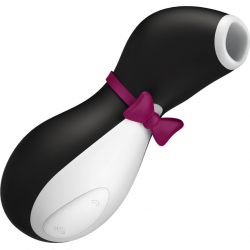 Клиторальный стимулятор - Satisfyer Pro Penguin Next, цвет: черно-белый