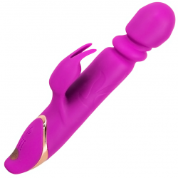 Для почитателей двойной стимуляции  - Вибратор-кролик - Rabbit Vibrator, цвет: фиолетовый