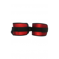 Классика рзнообразия - Набор из маски и наручников, цвет: черно-красный