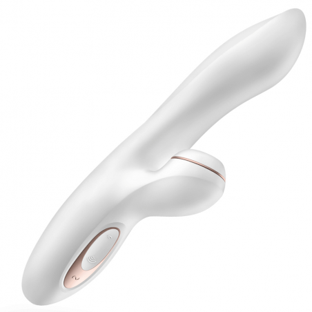 Стимуляция изнутри и снаружи - Вибратор-кролик - Satisfyer Pro G-Spot, цвет: белый