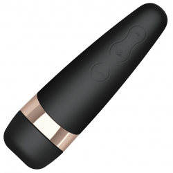 Удовольствие от всасывания - Вакуумный клиторальный стимулятор - Satisfyer Pro 3 Vib., цвет: черный