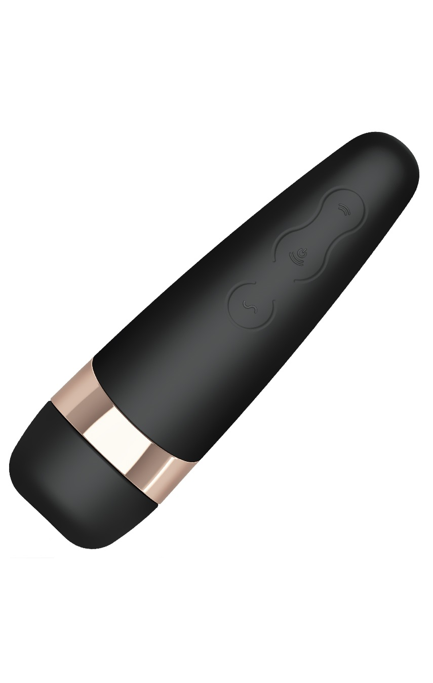 Удовольствие от всасывания - Вакуумный клиторальный стимулятор - Satisfyer Pro 3 Vib., цвет: черный