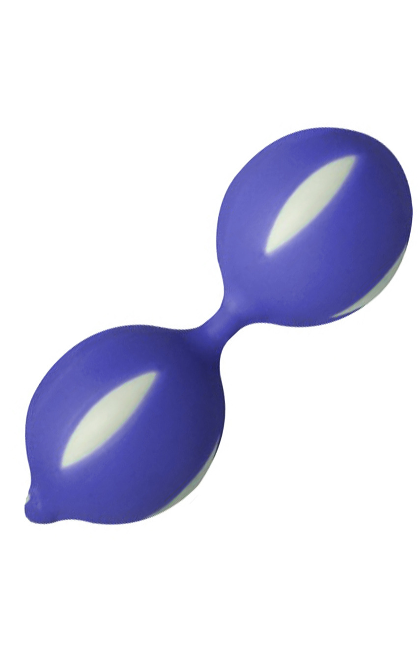 Небесные создания - Вагинальные шарики со смещенным центром тяжести, цвет: синий