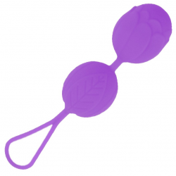 Секрет гейши - Вагинальные шарики-лепестки, цвет: фиолетовый