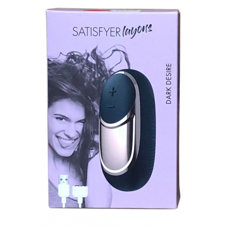 Путь к экстазу - Вибратор - Satisfyer Lay-On - Dark Desire, цвет: черно-золотой