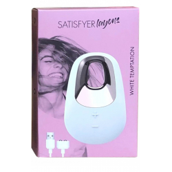 Искушение вибрацией - Вибратор - Satisfyer Lay-On - White Temptation, цвет: белый